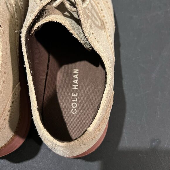 Cole Haan Grand Wingtip Men\'s 7 M Brown C21132 Wingtip Oxford Dress Shoes